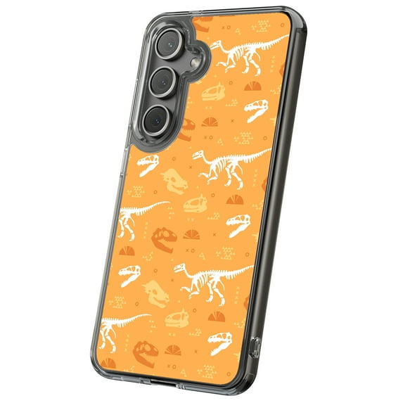 For Samsung Galaxy S21 Plus, Hybrid Clear, Dinosaur 5 Print, USA