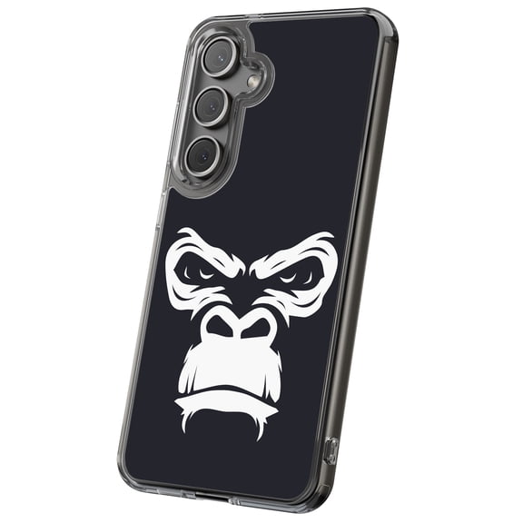For Samsung Galaxy S21 Plus, Hybrid Clear, Monkey Face Print, USA