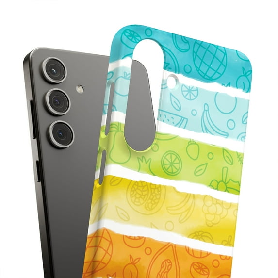 For Samsung Galaxy S21 Ultra, Hard Shell, Color Fruit Print, USA