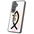 thumbnail image 1 of For Samsung Galaxy S21 Ultra, Hybrid Clear, Faith Fish Print, USA, 1 of 8