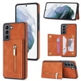 thumbnail image 1 of For Samsung Galaxy S22 5G Zipper Card Holder Phone Case, 1 of 9