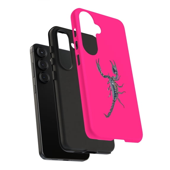 For Samsung Galaxy S22, Dual-Layer, Scorpion Photo Print, USA