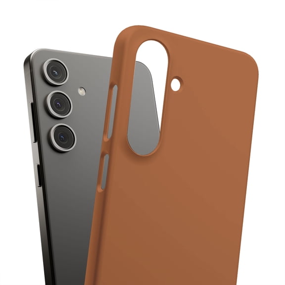 For Samsung Galaxy S22, Hard Shell, Dark Orange Print, USA