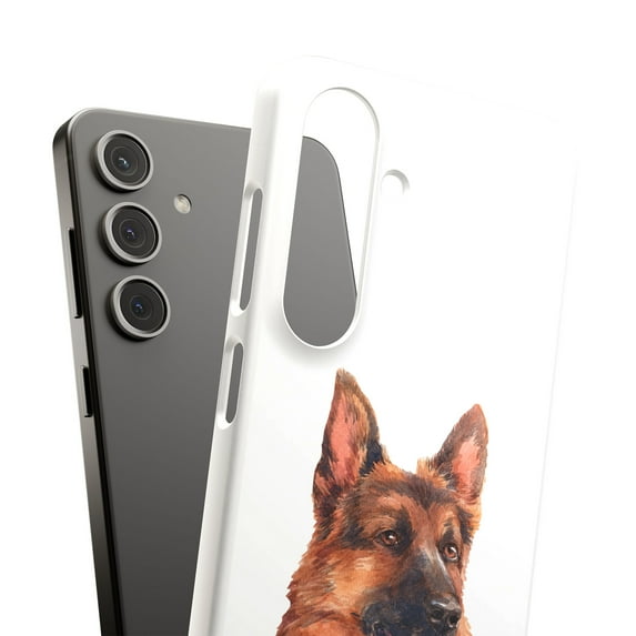 For Samsung Galaxy S22, Hard Shell, Dog Painting a Print, USA