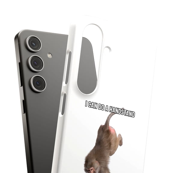 For Samsung Galaxy S22, Hard Shell, Meme Monkey Print, USA