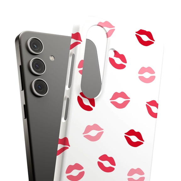 For Samsung Galaxy S22, Hard Shell, Valentine Lip 2 Print, USA