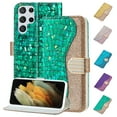 thumbnail image 1 of For Samsung Galaxy S22 Megnetic Card Slot Holder Soft Silicone Shockproof Slide Lens Camera Ring Kickstand Stand Protective Case, 1 of 5
