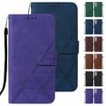 thumbnail image 1 of For Samsung Galaxy S22 Plus Cover with Card Slots Shockproof Luxury Magnetic PU Leather Wallet Card Strap Case, 1 of 4