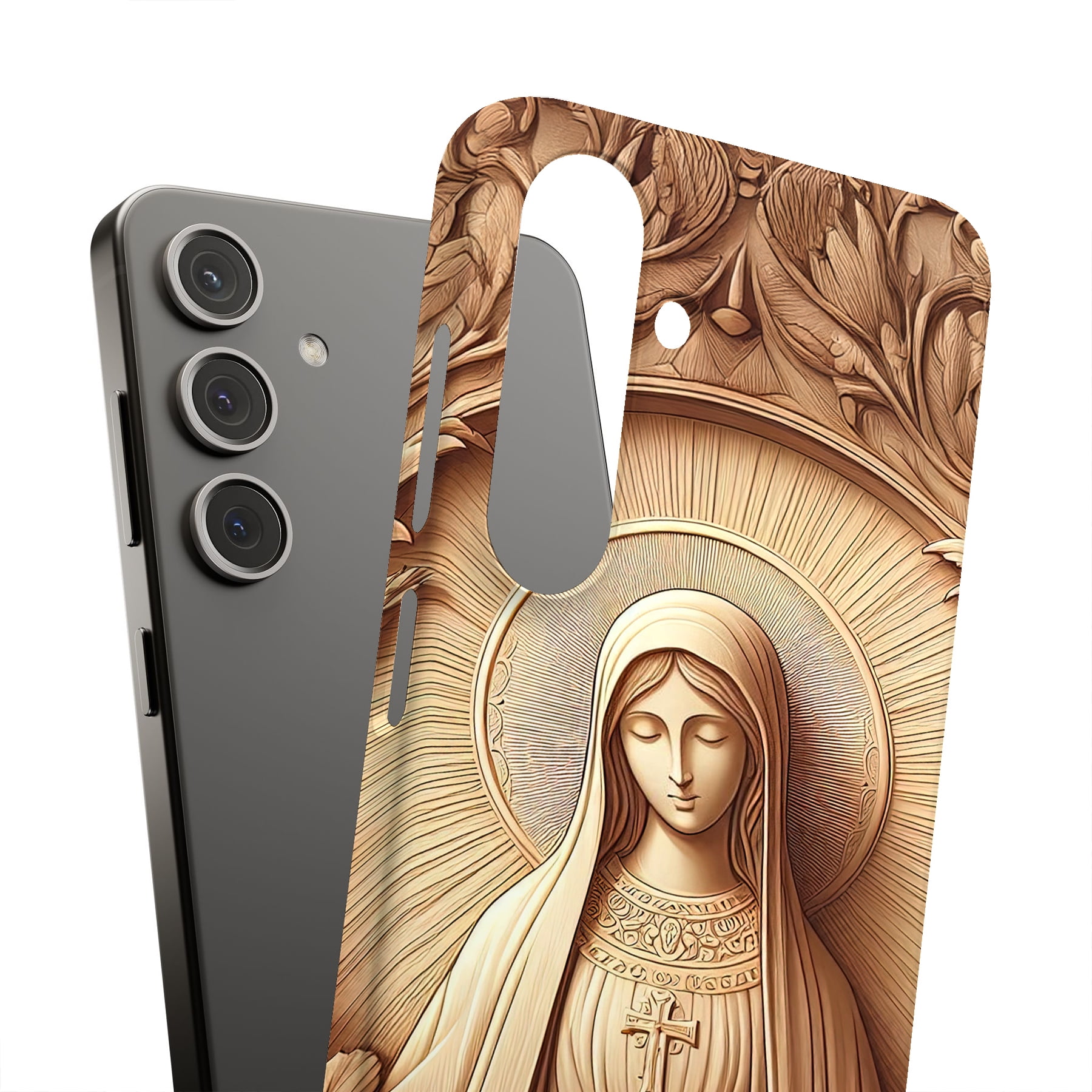 For Samsung Galaxy S22 Plus Hard Shell Case Virgin Mary 1 Print USA For Samsung Galaxy S22 Plus Hard Shell Case Virgin Mary 1 Print USA