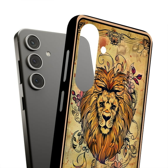 For Samsung Galaxy S22 Plus, Hard Shell, Zodiac Leo Print, USA