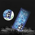 thumbnail image 1 of For Samsung Galaxy S22 Plus Twinkle Liquid Glitter 3in1 Hybrid Case Cover - Blue, 1 of 3