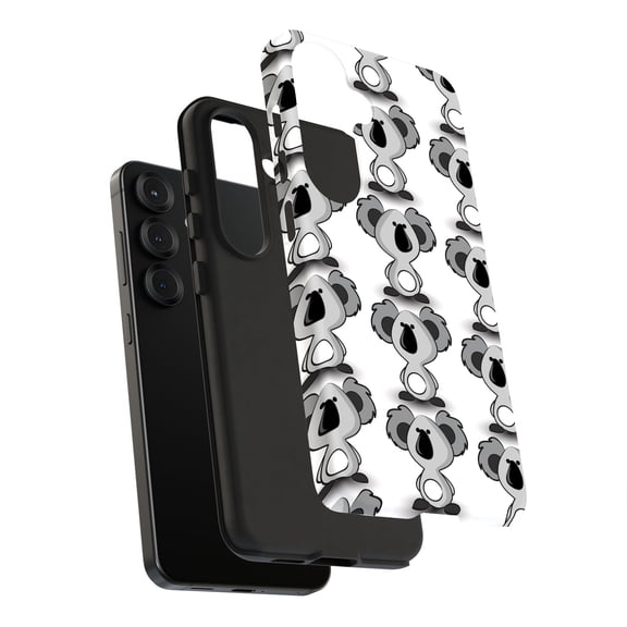For Samsung Galaxy S22 Ultra, Dual-Layer, Koala One Print, USA