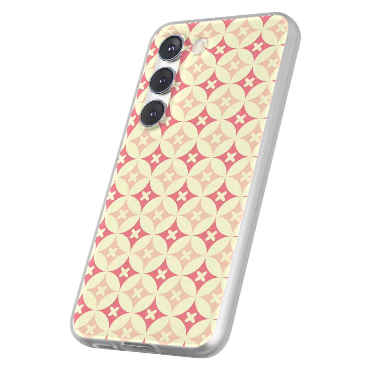For Samsung Galaxy S22 Ultra, Soft Matte Case, Red X Circle Print, USA ...