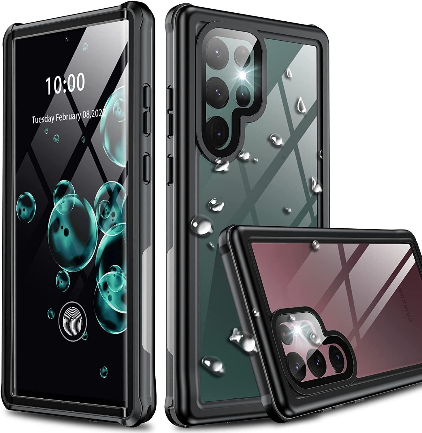 Samsung Galaxy S22 Ultra Waterproof Case, Shockproof Heavy Duty, 360