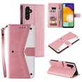 thumbnail image 1 of For Samsung Galaxy S22 Wallet Case with Wrist Strap, Premium PU Leather Flip Protective Cover RFID Blocking Card Holder & Cash Slot,Magnetic Closure Flip Kickstand Function for Men Women,Pink, 1 of 11