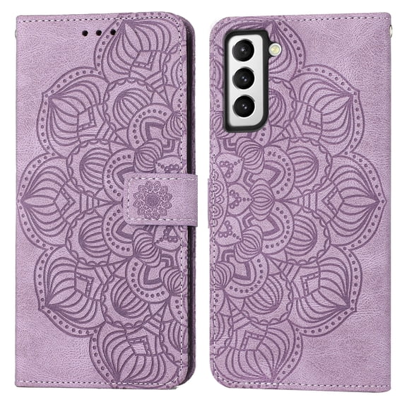 For Samsung Galaxy S23+ 5G Mandala Embossed Flip Leather Phone Case