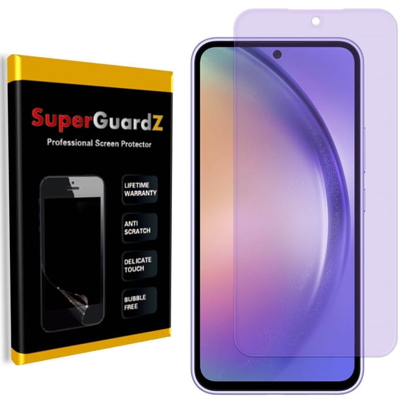For Samsung Galaxy S23 FE (NOT for Samsung S23) - SuperGuardZ Anti Blue Light [Eye Protection] PET Film Screen Protector, Anti-Scratch, Anti-Bubble + 2 Stylus Pens