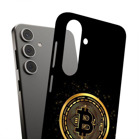 For Samsung Galaxy S23, Hard Shell, Bitcoin Crypto5 Print, USA