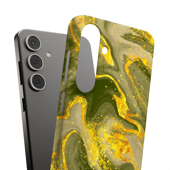 For Samsung Galaxy S23, Hard Shell, Opal Marble 20 Print, USA