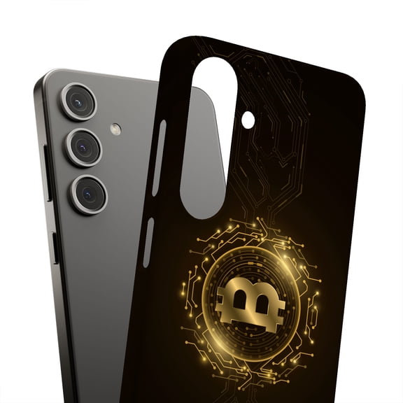For Samsung Galaxy S23, Hard Shell, Bitcoin Crypto8 Print, USA