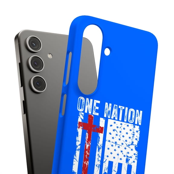 For Samsung Galaxy S23, Hard Shell, One Nation God Print, USA
