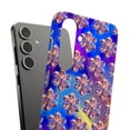 thumbnail image 1 of For Samsung Galaxy S23, Hard Shell, Silver Flowers Print, USA, 1 of 8