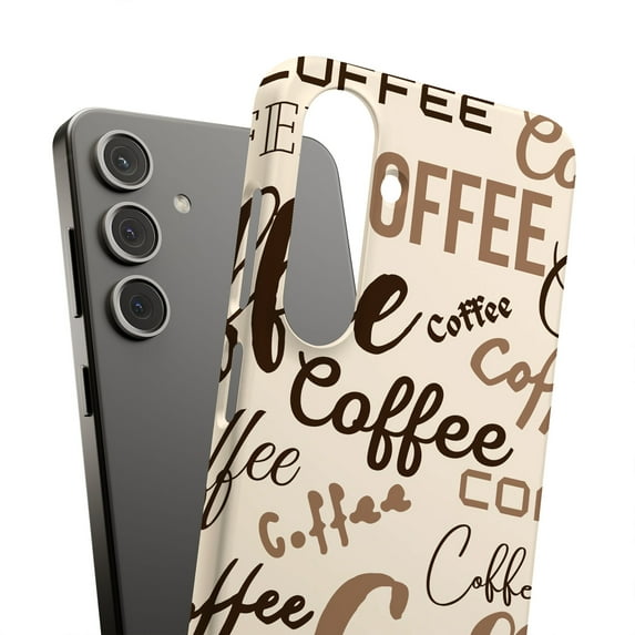 For Samsung Galaxy S23 Plus, Hard Shell, Coffee Coffee Print, USA