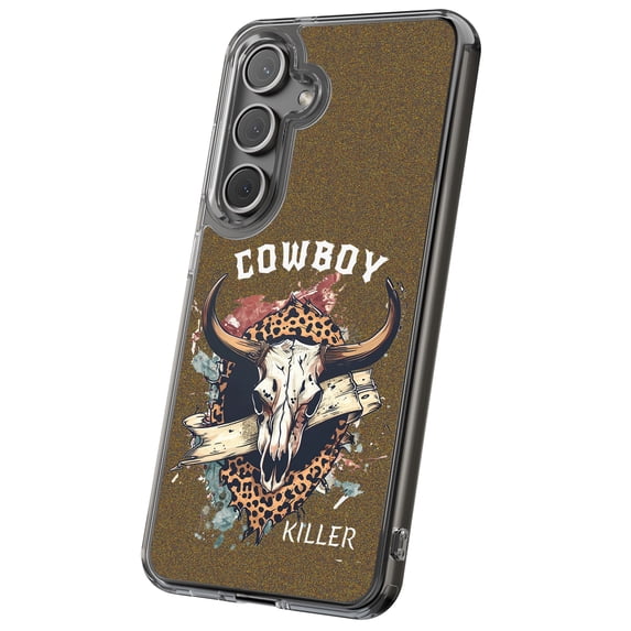 For Samsung Galaxy S23 Plus, Hybrid Clear, Cowboy Killer 1 Print, USA