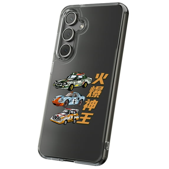 For Samsung Galaxy S23 Plus, Hybrid Clear, Lancia Style Print, USA