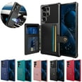 thumbnail image 1 of For Samsung Galaxy S23+/S23/S23 Ultra Case Cover, Shockproof Luxury Card Wallet Leather Slim Cover, 1 of 5