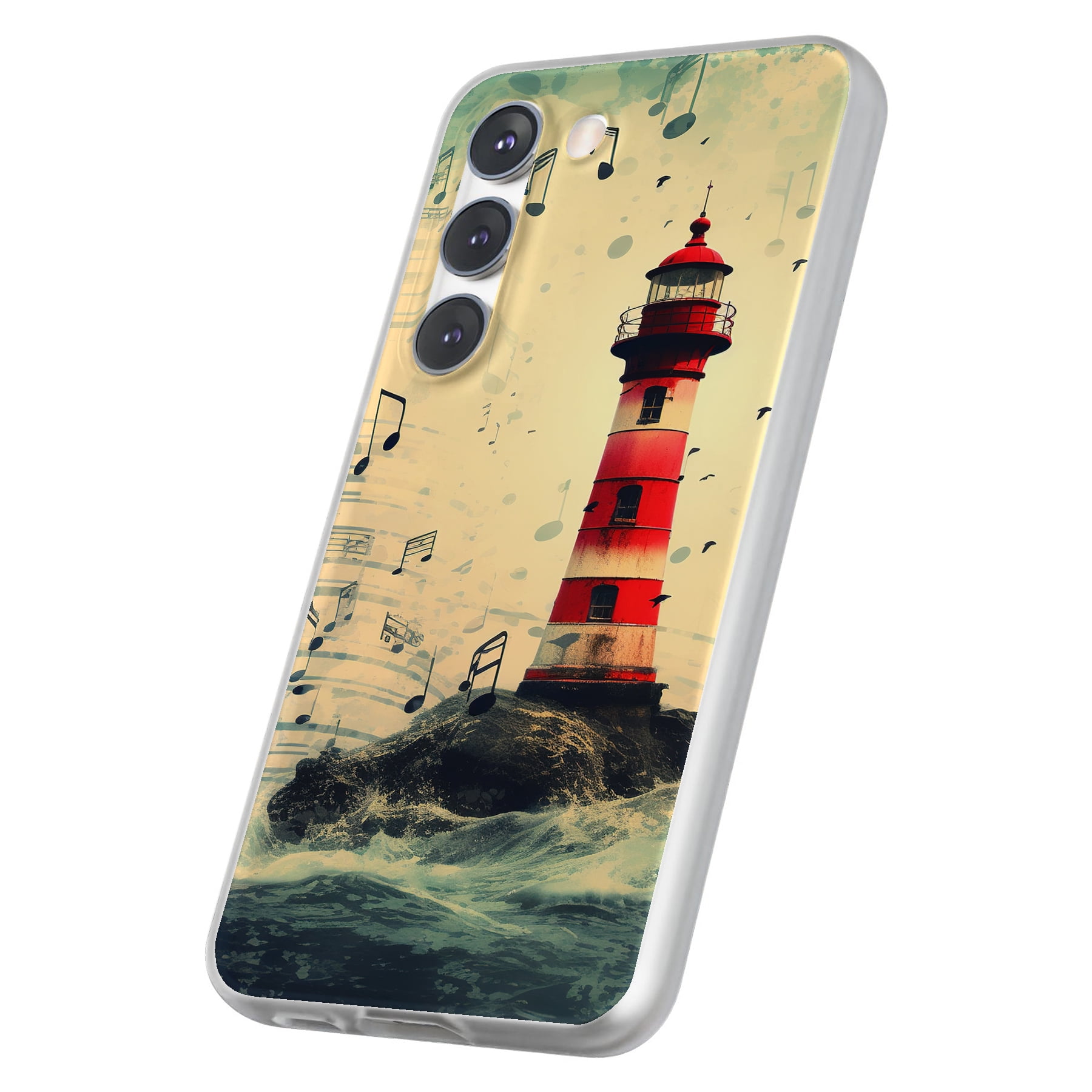 For Samsung Galaxy S23, Soft Matte Case, Lighthouse 1 Print, USA - Walmart.com
