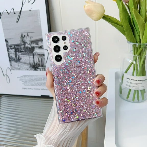 For Samsung Galaxy S23 Ultra 5G Glitter Glitter Drop Glue TPU Phone Case