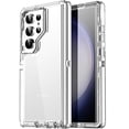 thumbnail image 1 of For Samsung Galaxy S23 Ultra Case Cover 3 in 1 Layers Rugged Heavy Duty Shockproof 6.8'' Clear, 1 of 5