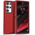 thumbnail image 1 of For Samsung Galaxy S23 Ultra Case Cover 3 in 1 Layers Rugged Heavy Duty Shockproof 6.8'' Red, 1 of 6