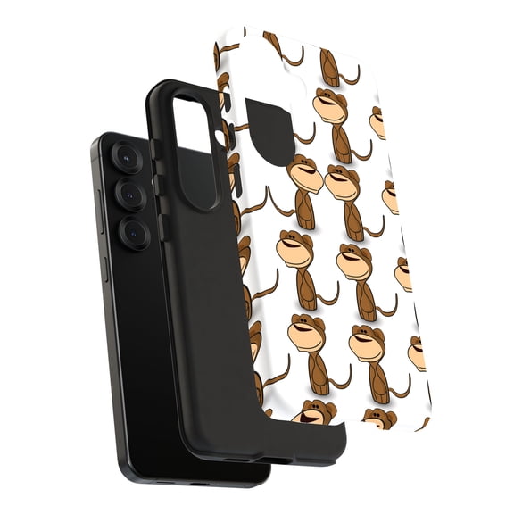 For Samsung Galaxy S23 Ultra, Dual-Layer, Monkey 1 Zodiac Print, USA