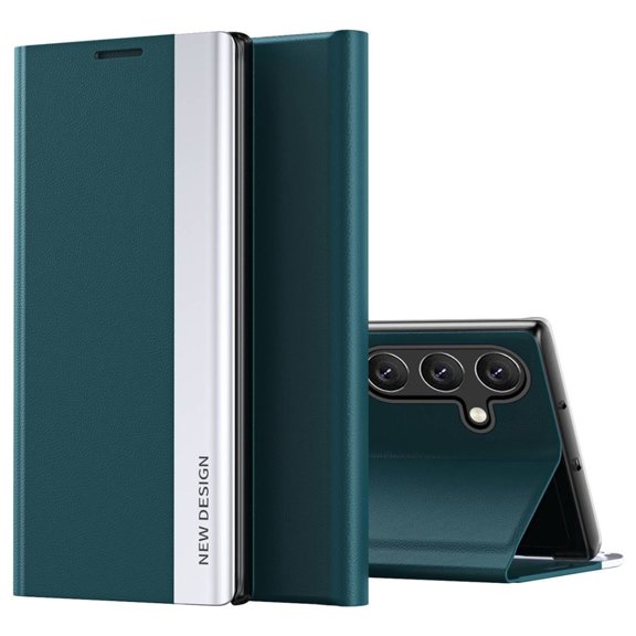 For Samsung Galaxy S23(Ultra/Plus)Magnetic Flip Cover Case Electroplated Full-Coverage Shockproof Protective Case