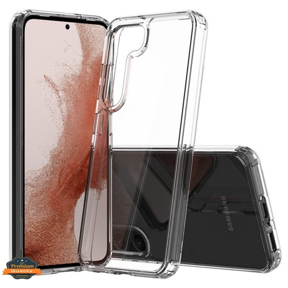 For Samsung Galaxy S24 5G Crystal HD Clear Back Panel + TPU Bumper Frame Hybrid Thin Slim Hard Shockproof Defender Phone Case Cover by Xpression - Clear