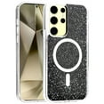 thumbnail image 1 of For Samsung Galaxy S24 Case Magnetic Circle Epoxy Full Glitter Phone Cover, 1 of 3