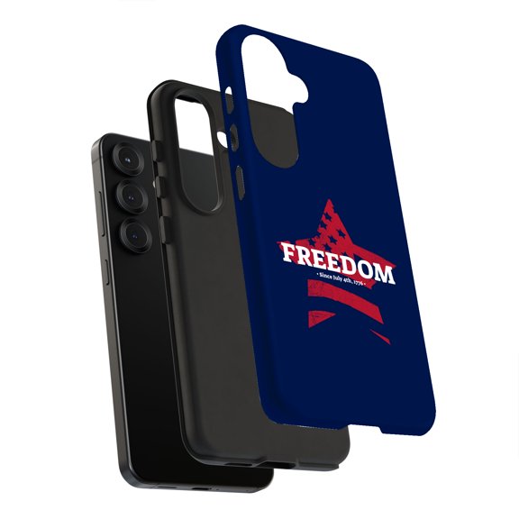 For Samsung Galaxy S24, Dual-Layer, July 4 Freedom Print, USA