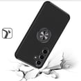 thumbnail image 1 of For Samsung Galaxy S24 FE /Fan Edition Hybrid 360 Degree Rotatable Metal Invisible Ring Stand Holder Fit Magnetic Car Mount Shockproof Cover ,Xpm Phone Case [ Black ], 1 of 7