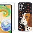 thumbnail image 1 of For Samsung Galaxy S24 FE Fan Edition Phone Case Cover with Tempered Glass Screen Protector, by OneToughShield - Beagle, 1 of 4