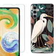 thumbnail image 1 of For Samsung Galaxy S24 FE Fan Edition Phone Case Cover with Tempered Glass Screen Protector, by OneToughShield - Egret, 1 of 4