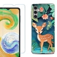 thumbnail image 1 of For Samsung Galaxy S24 FE Fan Edition Phone Case Cover with Tempered Glass Screen Protector, by OneToughShield - Fawn Craft, 1 of 4