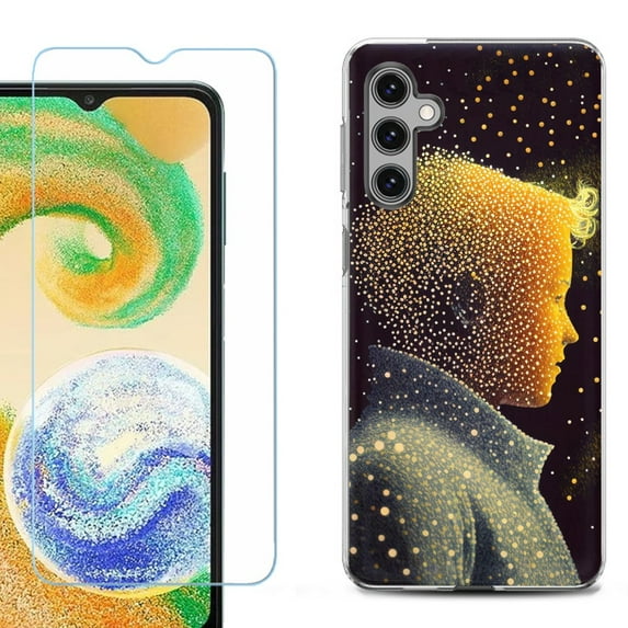 For Samsung Galaxy S24 FE Fan Edition Phone Case Cover with Tempered Glass Screen Protector, by OneToughShield - Little Prince