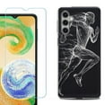 thumbnail image 1 of For Samsung Galaxy S24 FE Fan Edition Phone Case Cover with Tempered Glass Screen Protector, by OneToughShield - Runner, 1 of 4