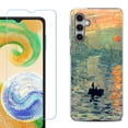 thumbnail image 1 of For Samsung Galaxy S24 FE Fan Edition Phone Case Cover with Tempered Glass Screen Protector, by OneToughShield - Sunrise Impression, 1 of 4
