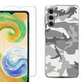 thumbnail image 1 of For Samsung Galaxy S24 FE Fan Edition Phone Case Cover with Tempered Glass Screen Protector, by OneToughShield - Urban Camo, 1 of 4