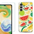 thumbnail image 1 of For Samsung Galaxy S24 FE Fan Edition Phone Case Cover with Tempered Glass Screen Protector, by OneToughShield - Watermelon Mix, 1 of 4