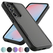 For Samsung Galaxy S24 FE Phone Case, Ebizware Shockproof Case Military Grade Heavy Duty Full Body Protection Rugged Cover for Galaxy S24 FE, Black