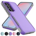 thumbnail image 1 of For Samsung Galaxy S24 FE Phone Case, Ebizware Shockproof Case Military Grade Heavy Duty Full Body Protection Rugged Cover for Galaxy S24 FE, Purple, 1 of 5